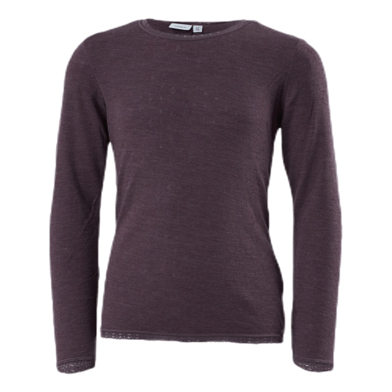 Wang Wool Needle Ls Top Grey|116|146/152