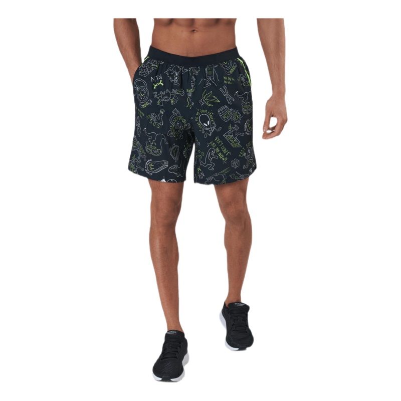 Run Ur Face Off Short Black|S|M|L