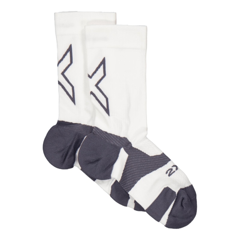 Vectr Light Cushion Crew Sock White/grey