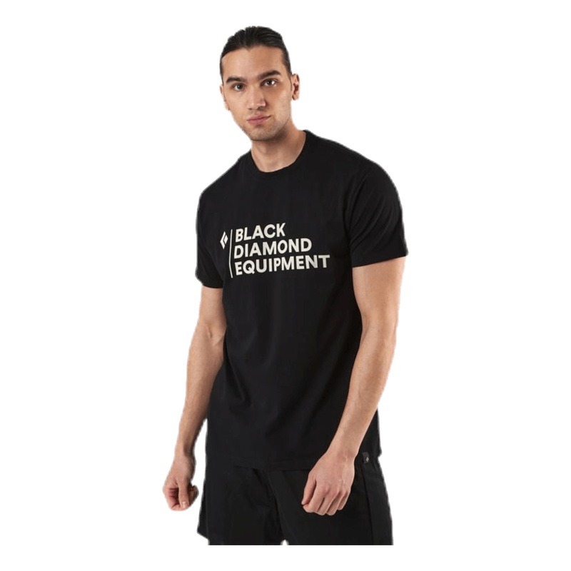 Stacked Logo Tee Black|S|M|L|XL