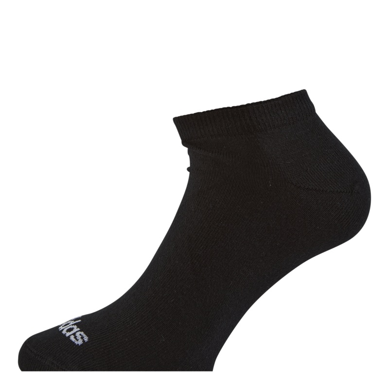 Thin Linear Low-Cut Socks 3 Pairs Black