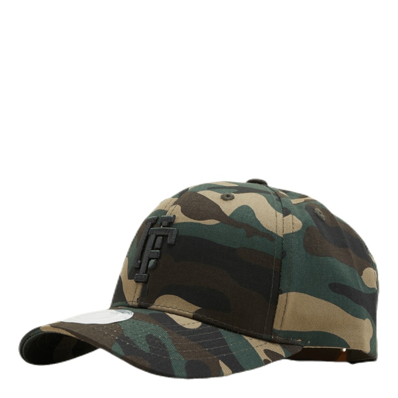 Spinback Youth Baseball Cap Patterned/Green