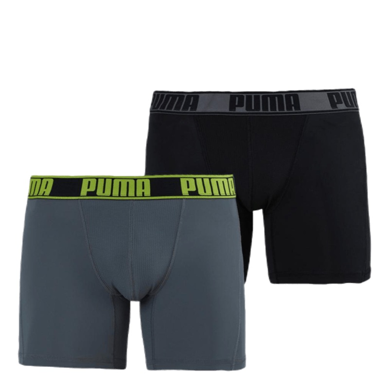 Active Boxer 2-Pack Grey/Yellow