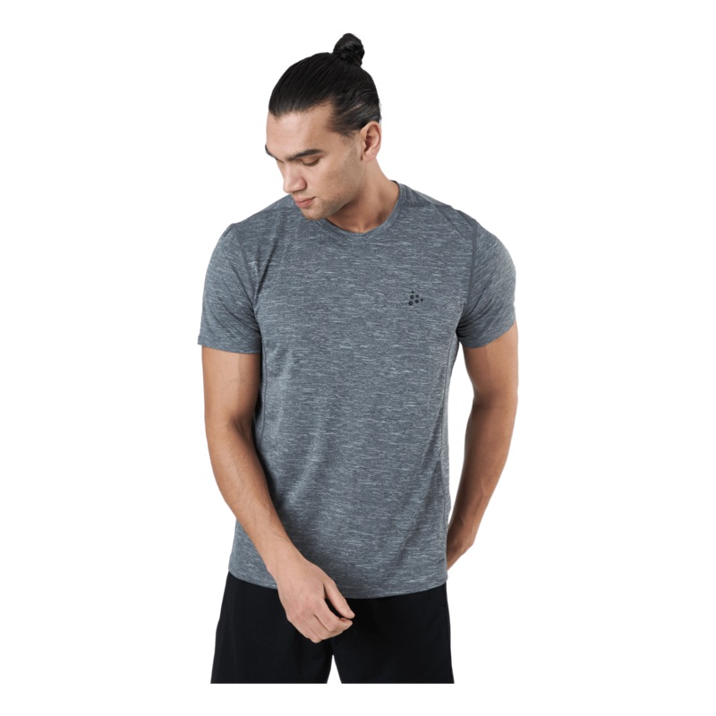 Adv Charge Melange Ss Tee M Black Melange