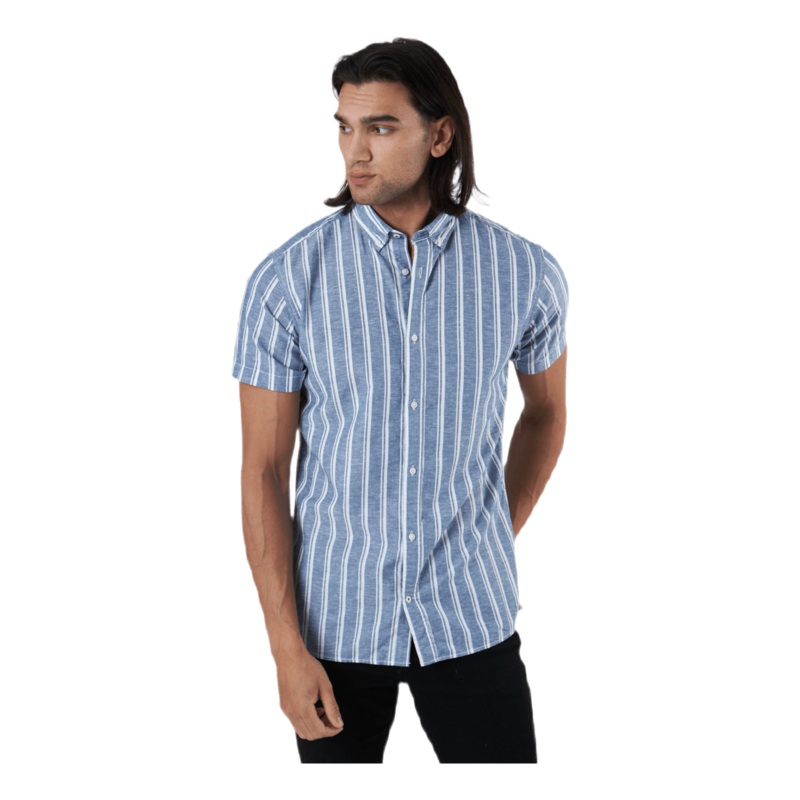 Summer Stripe Shirt S/s Bl|S|M|L|XL|XXL