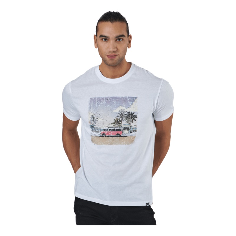 Rebel M Shortsleeve Tee White|S|M|L|XL|XXL|XXXL