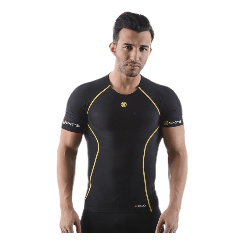 A200 Mens Top Short Sleeve Black