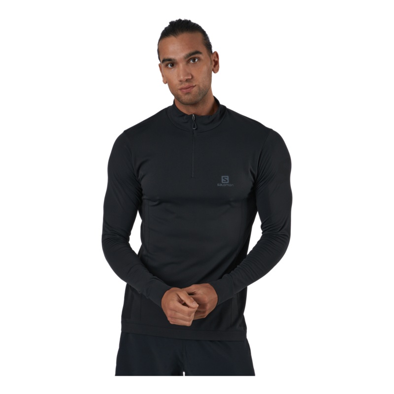 Explore Seamless Half Zip Black