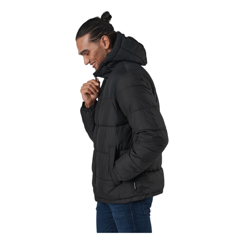 Jjpaul Puffer Hood Black|S|M|L|XL|XXL