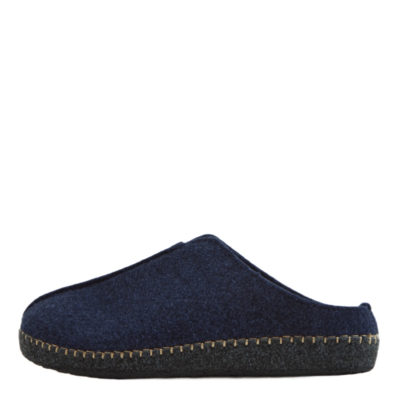 Seleigh Unisex Felt Slipper Navy Blazer