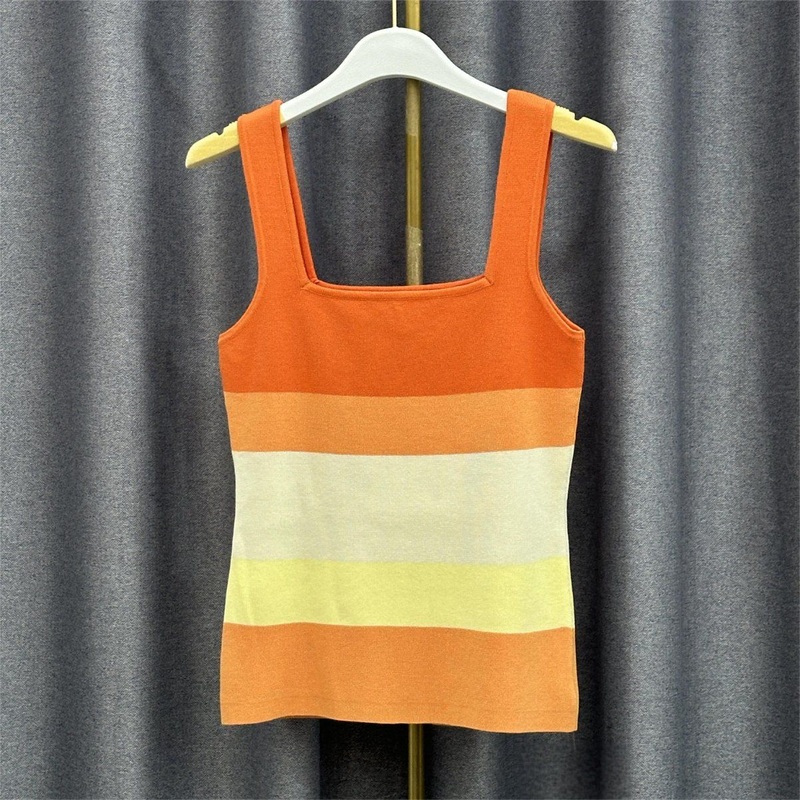 Custom Multicolor Crew Neck Knitwear Slim Sweater Womens Knit Sweater Vest – Customized Factory Sweaters and Slim Fit Sweater Women price|Free Size