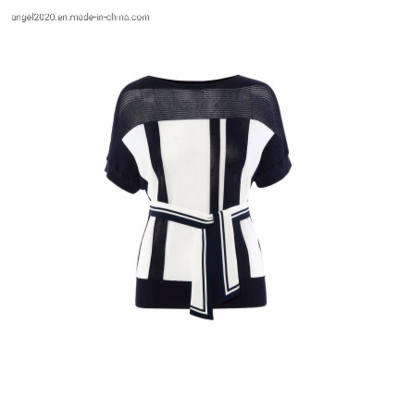 Fashion Ladies Knitted Top with Rayon Nylon Sweaters – Clothes and Fashion price|S