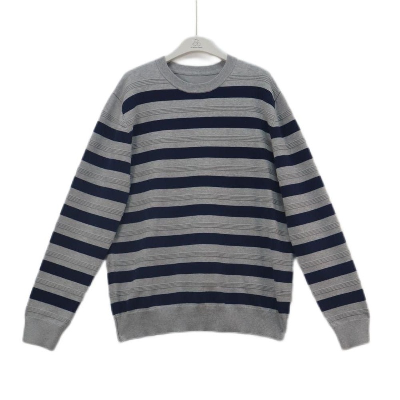 100% Cotton Mens Sweatshirt Custom Logo Pullover Knit Striped Mens Sweater – Long Sleeve Winter Fashion and Knitted Pullover Sweater price|S/M/L/Customized Size