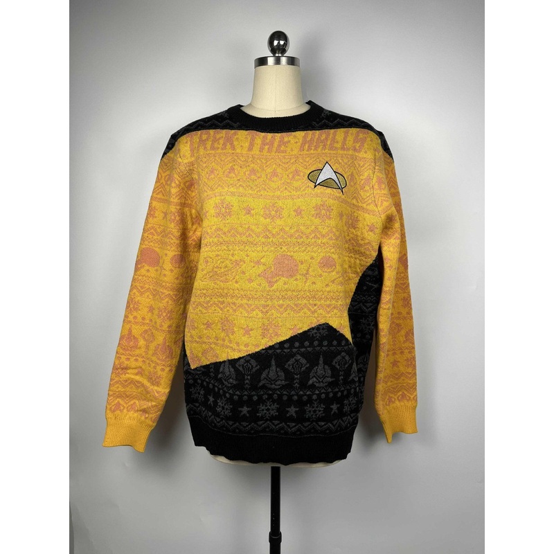 2022 Unisex Christmas Fashion Knitted Jacquard Patterned Round Neck Long Sleeve Jumper Sweater – Christmas Sweater and Christmas Knitwear price|S