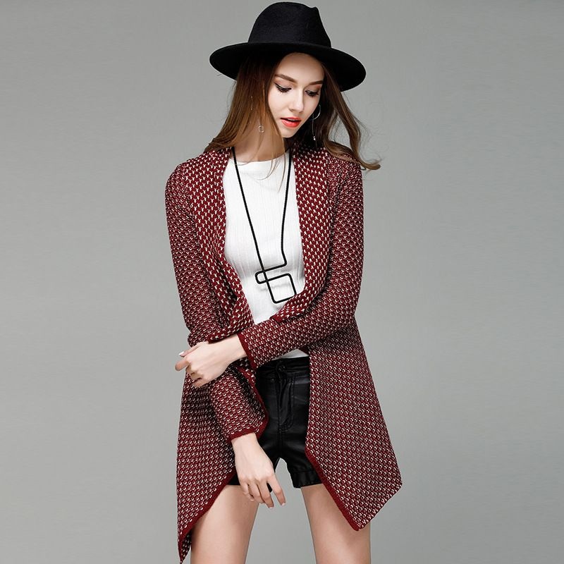 Womens 100% Cotton MID-Length Knitwear Cardigan Casual Fashion Sweater – Dress and Clothes price|S