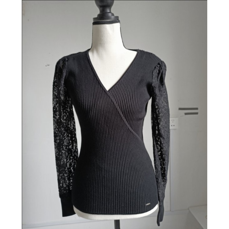 Custom Designer Lace Sleeve Sweater, Hot Selling Women Sweater Pullover for Spring and Autumn – Sweater Pullover and Fancy Sweater price|S