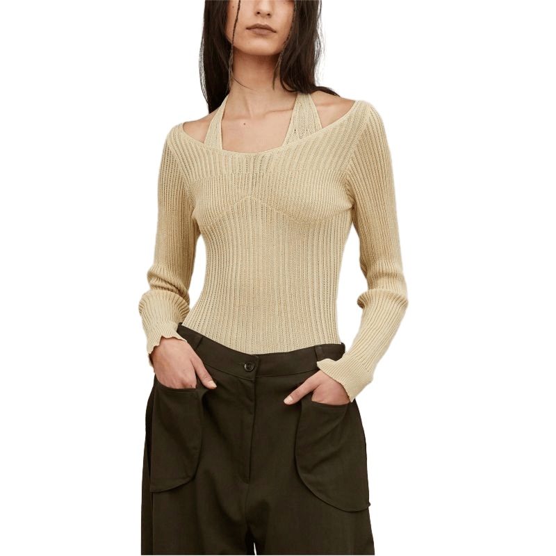 New Womens Summer Knitwear Multicolor Custom Knit Long Sleeve Solid Color Pullover Sweater – Customized Factory Sweaters and Womens Summer Sweater price|S, S/M/L/Customized Size