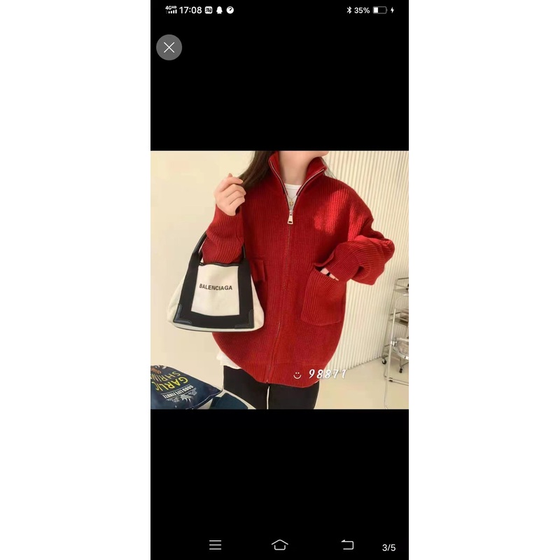 Women Pocket Zipper High Collar Cardigan Knitwear Sweater in Stock – Sweater Jumper and Sudaderas price|S