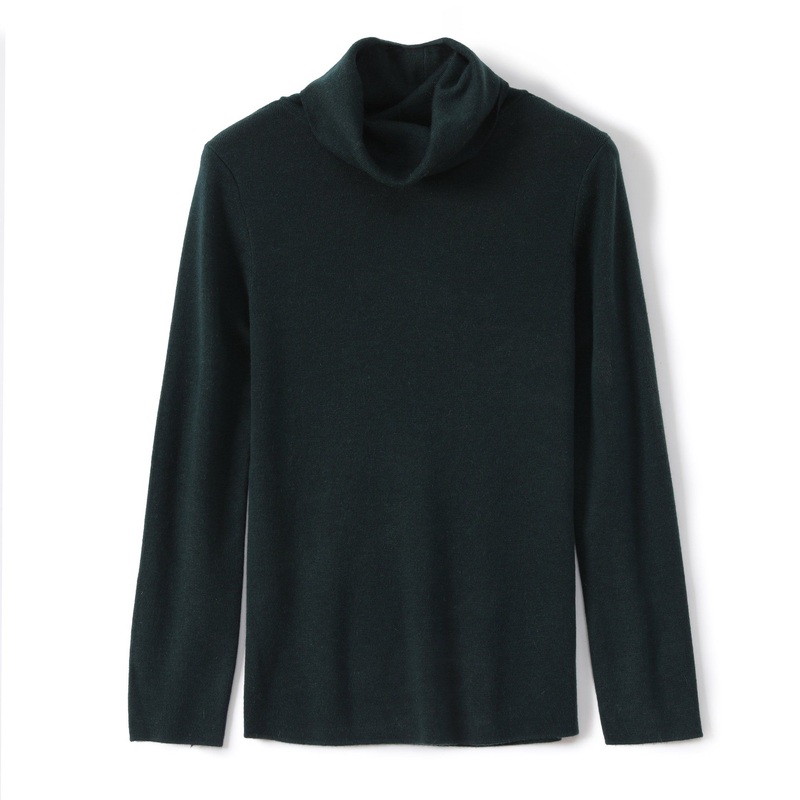 Wool Fashion Ladies Knitted Tops with High Neck Sweaters – Fashion Sweater and Tops price|S
