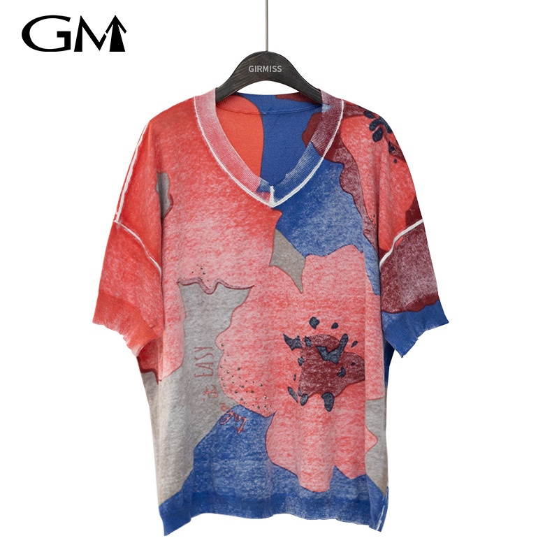 New Summer V-Neck Knitted Top – V-Neck and Knit price|S