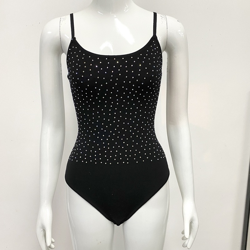 OEM Wholesale Fashion Fitness Tank Top Ribbed Lingerie Bodysuits Short Yoga One Piece Sweater Jumpsuit – Jumpsuit and One Piece Sweater price|S