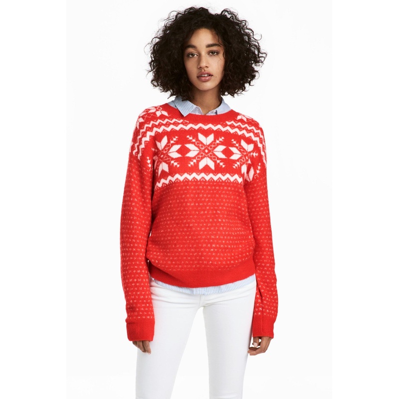Women Winter Christmas Warm Sweater with Jackquard – Sweater and Cardigan price|S
