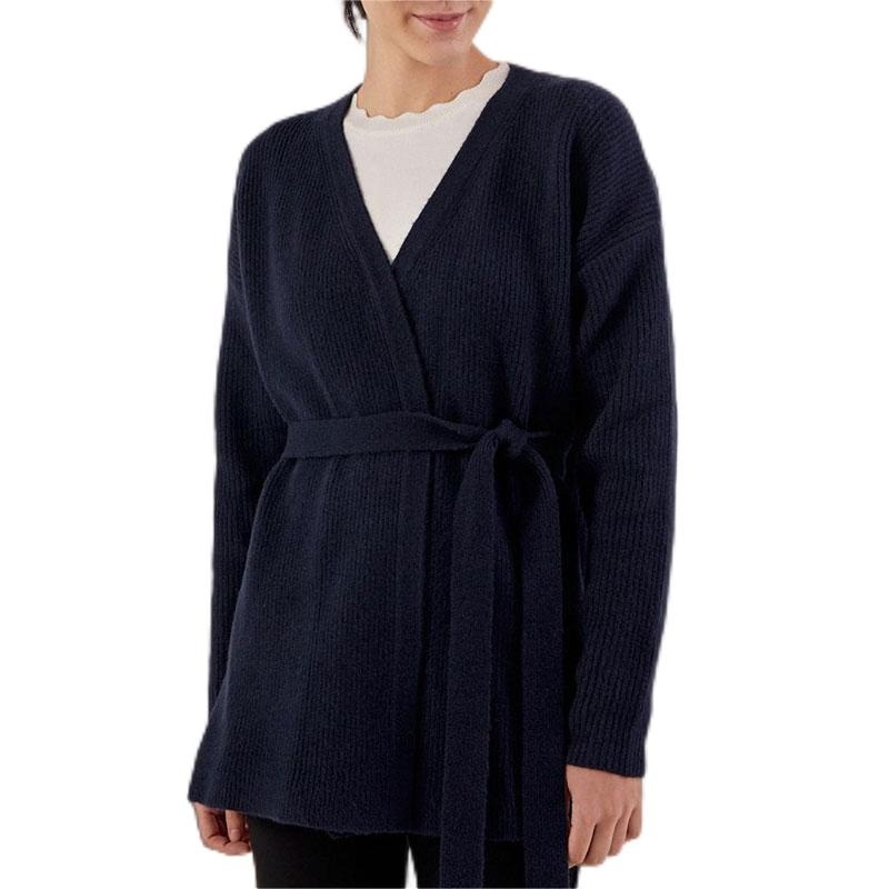 Woolen Sweater Manufacturer V-Neck Knit Warm Jacket Womens Sweater Solid Color Cardigan – Customized Factory Sweaters and V-Neck Woolen Sweater price|S, S/M/L/Customized Size