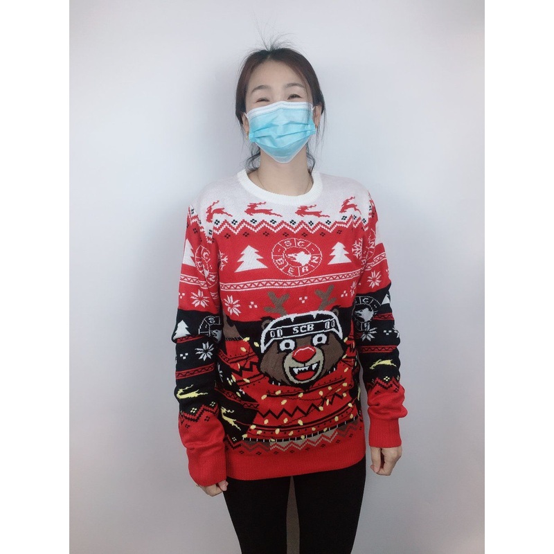 2022 Unisex Christmas Carton Jacquard Patterned Knitted Round Neck Pullover Sweater – Chirstmas Sweater and Christmas Pullover price|S
