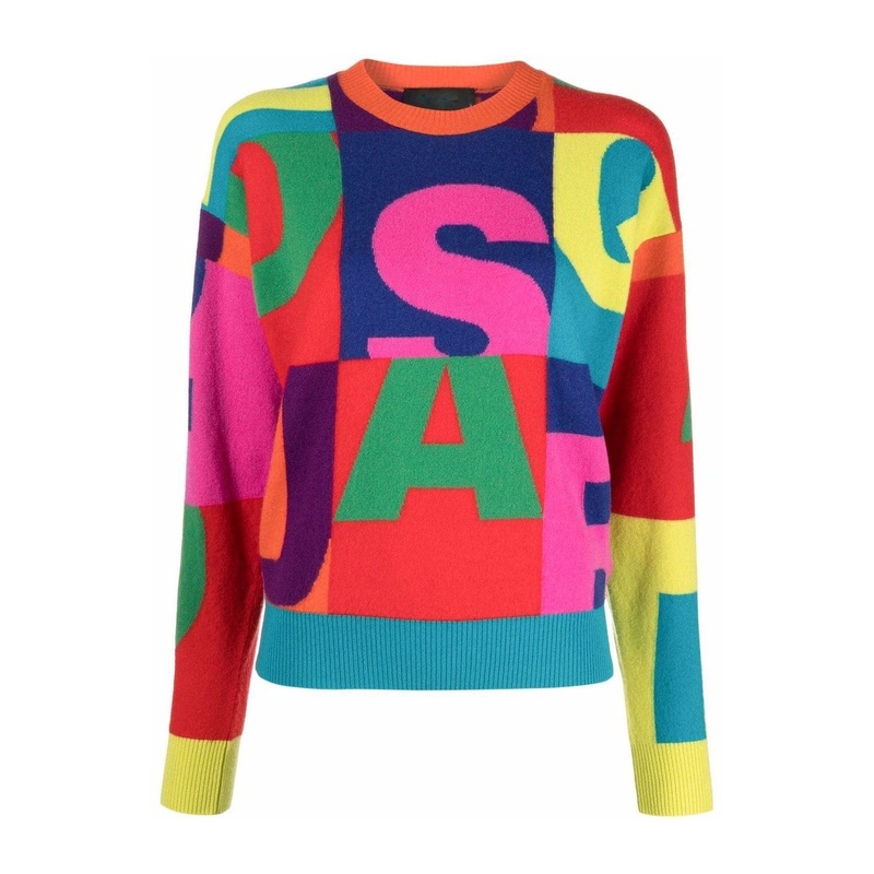 Letters Jacquard Knit Pullover Pattern Embroidered Wool Sweater Manufacturer Wholesale – Turtleneck Sweater and Rainbow Sweater price|S
