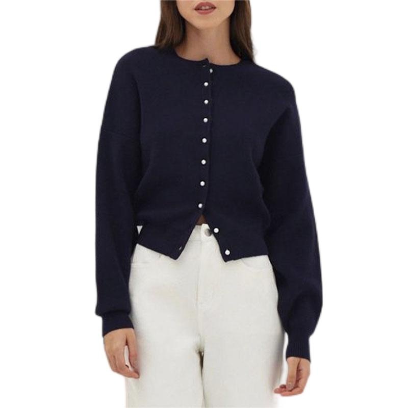 OEM Custom Womens Sweater Ladies V-Neck Short Top Jumper Factory Cardigan – Customized Factory Sweaters and Short Top Jumper Cardigan price|S/M/L/Customized Size