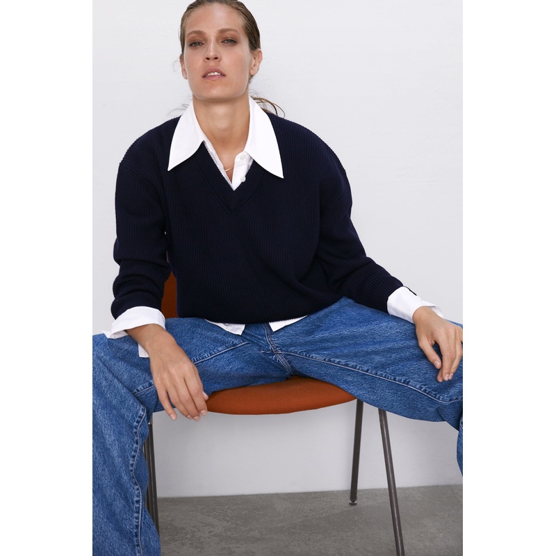 Women Fashion Knitted Sweater with Long Sleeve and Buttons – Dress and Clothes price|S