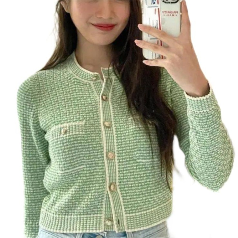 Womens Cardigan Short Jacket Coat Women Knit Sweater Ladies Cardigan Sweater – Ladies Sweater and Striped Sweater price|S, S/M/L/Customized Size