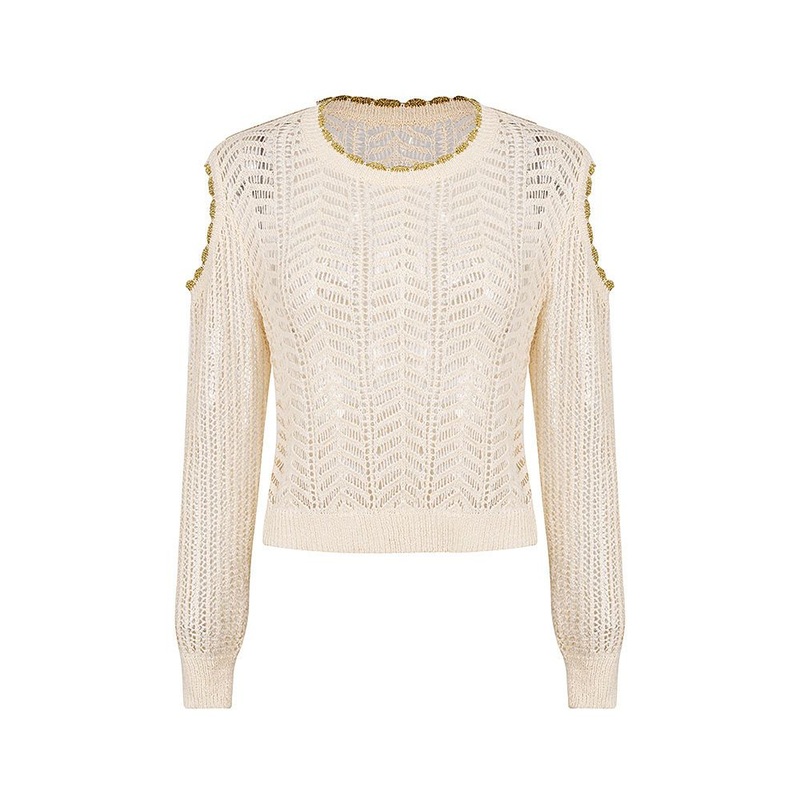 2023 Fashion New Knitted Womens Tops Crew Neck Long-Sleeved Cotton Womens Casual Sweater – Knitted Womens Tops and Womens Tops price|S, Customized