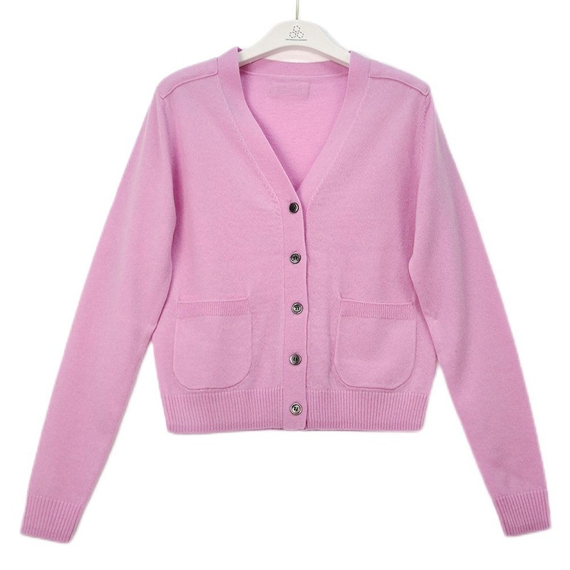 Wholesale Casual Ladies Clothes V-Neck Knit Warm Shirt Custom Women Sweater Cardigan – Customized Factory Sweaters and Cardigan Sweater price|S/M/L/Customized Size