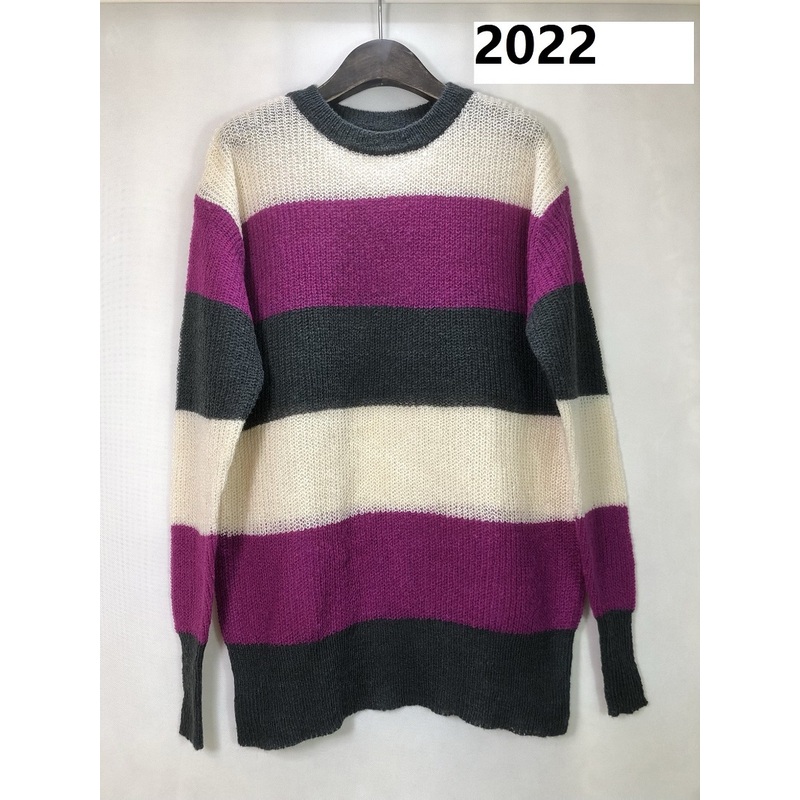 Autumn Winter Loose Knitted Sweater Women Striped Sweaters Oversized Warm Female Pullovers – Sweater and Knitted Pullovers price|S
