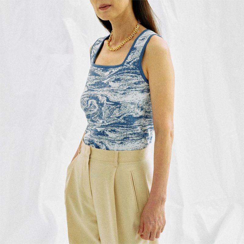 blue Vest – Ladies Sweater and Striped Sweater price|S/M/L/Customized Size