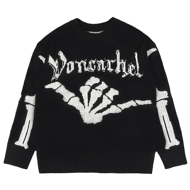 Custom Logo OEM & ODM Men Sweater Jacquard Pattern Knit Jumpers Winter Cotton Knitwear Designer Cerw Neck Knitted Sweater Men – Mens Sweaters and Custom Sweater price|Accept Customized Size