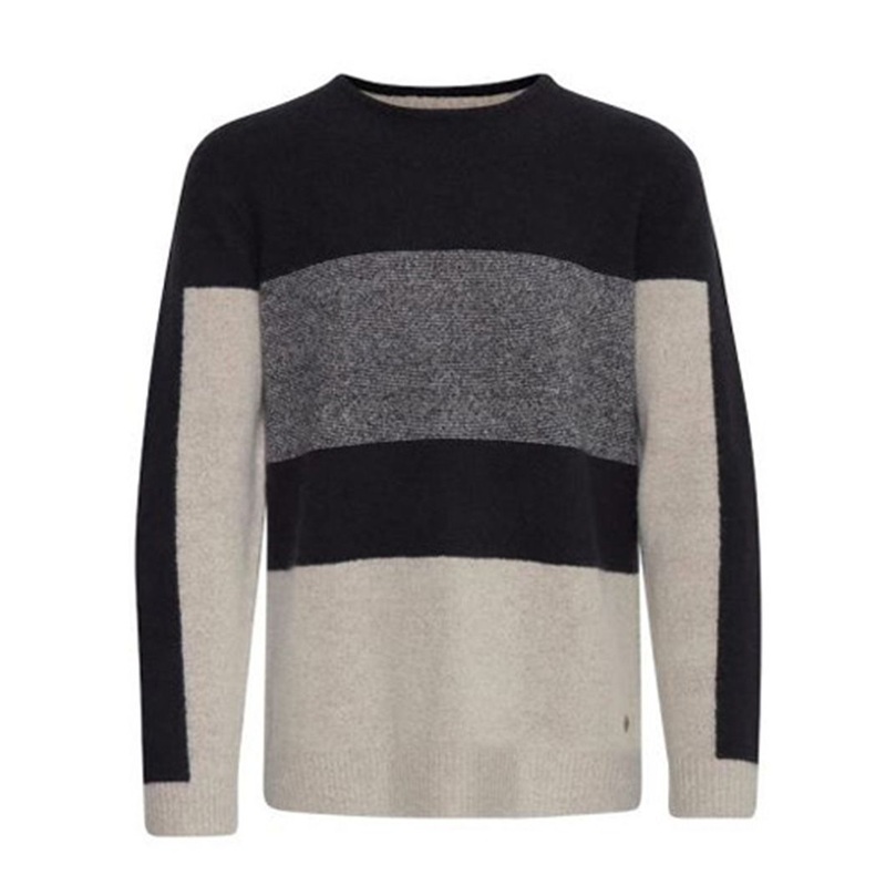 Wool Recycled Polyester Intarsia Pullover for Men Sweater – Men Clothing and Fashion Apparel price|S
