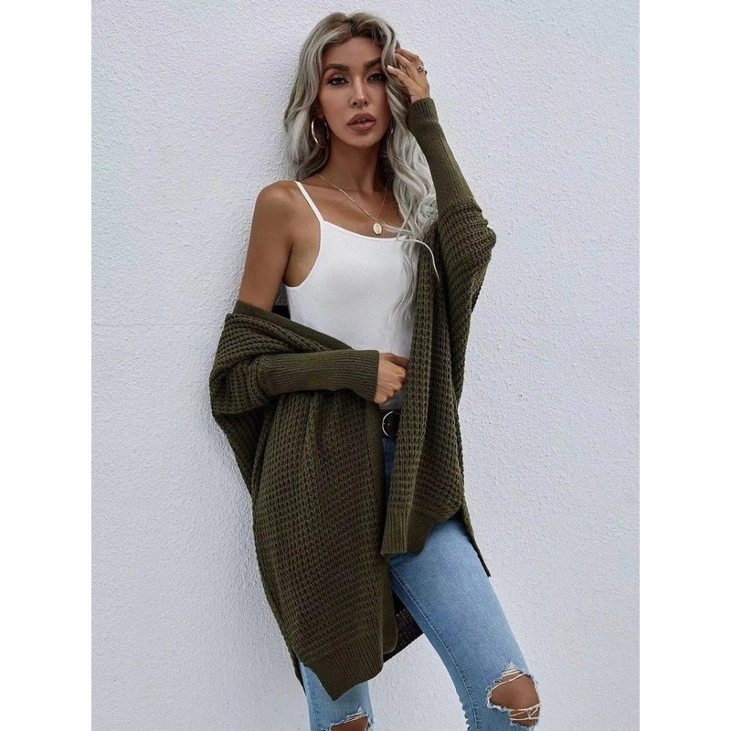 Bat Sleeve Cardigan MID-Length Womens Sweater – Bat Sleeve and Cardigan price|S