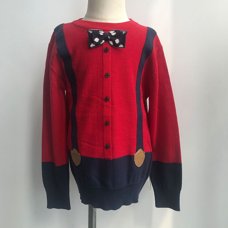 Boys Clothing 100% Cotton Bow Tie Pullover Men Knitted Kids Sweater Clothing Price – Sweater and Kids Sweater price|S
