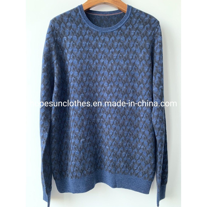 China Factory Men Jacquard Multicolor Acrylic Pullover Knitwear Sweater – Sweater and Knitwear price|S