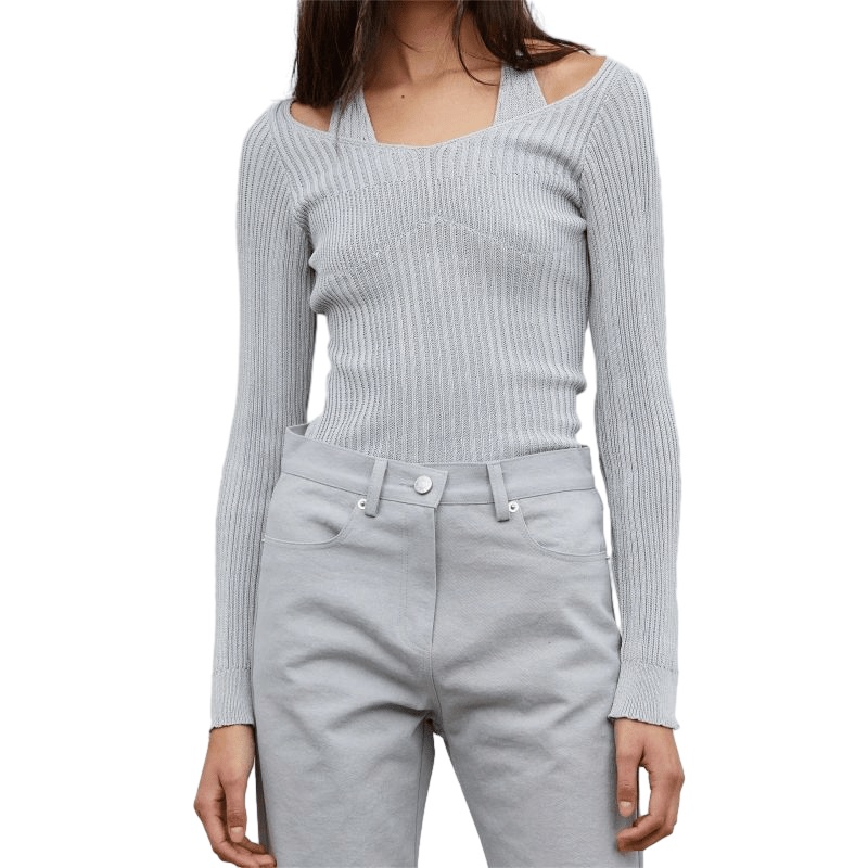 Womens Sexy Knit Pullover Solid Color Thin Knit Long Sleeve Custom Sweater – Women Sweater and Womens Pullover Sweater price|S, S/M/L/Customized Size