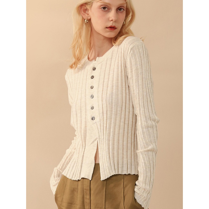 2023 New Design Womens European Wool Wear Cardigan Soft Feeling Slimming Cardigan Long Sleeve Knitwear Sweaters/Sweater/Top – Sweater and Womens Sweater price|S
