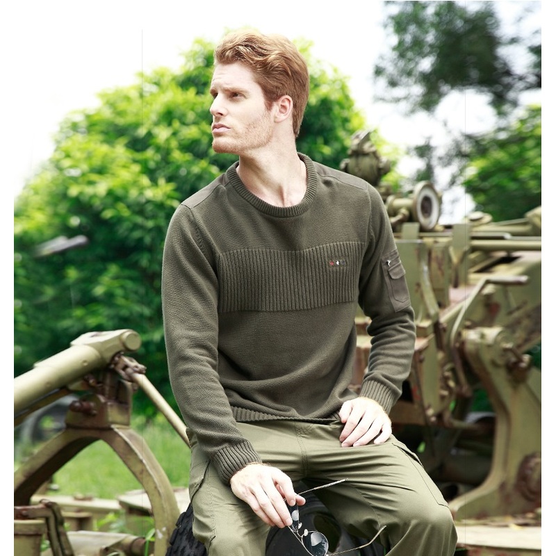 Autumn Winter Casual Pocket Mens Sweaters Men Pullover Knitted Jumper Crew Neck Thick Sweaters – Men Sweater and China Sweater Manufacuturer price|S