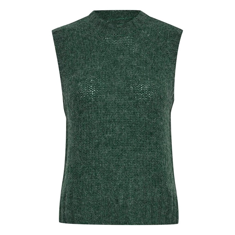 Botanical Garden Melange Vest Sweater Women Top Women Sweater for Spring – V-Neck Vest and Knitting Clothes price|S