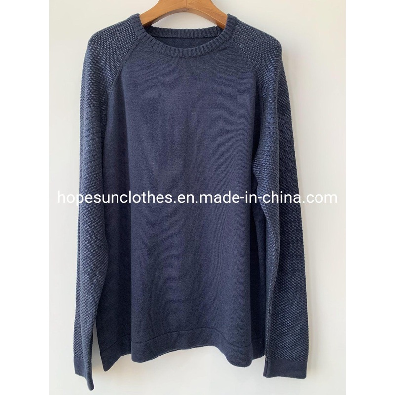 China Factory Men Bronzing Printing Raglan Sleeve Pullover Knitwear Sweater – Sweater and Knitwear price|S