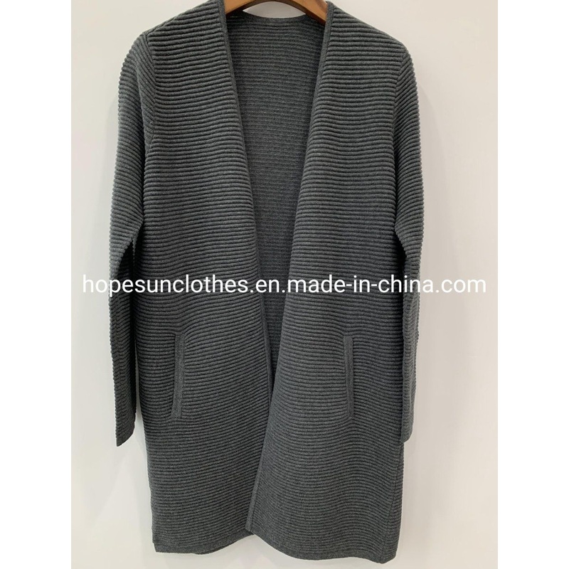Wholesaler Manufacturer Women Jacquard Long Cotton Jacket – Knitted Jumper and Sudaderas price|M
