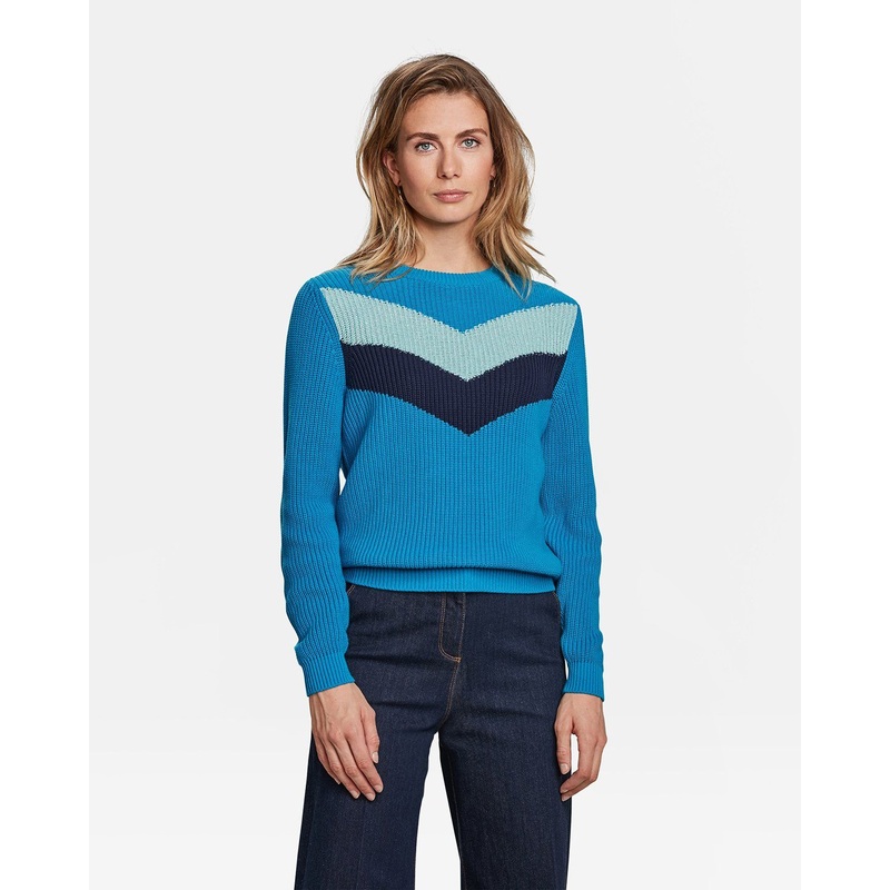 Women Long Sleeve Round Neck Fashion Clothes Sweater by Jackquard – Dress and Clothes price|S