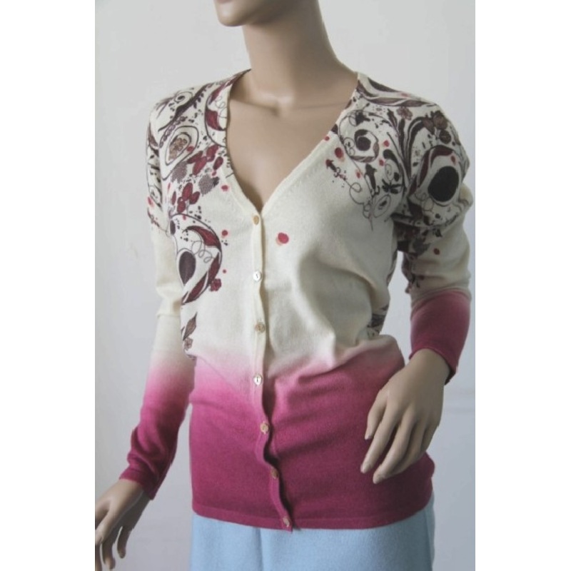 Womens V Neck Cashmere Cardigan (CPRC1105L) – Cashmere Cardigan and Cashmere Sweater price|S, M, L, XL