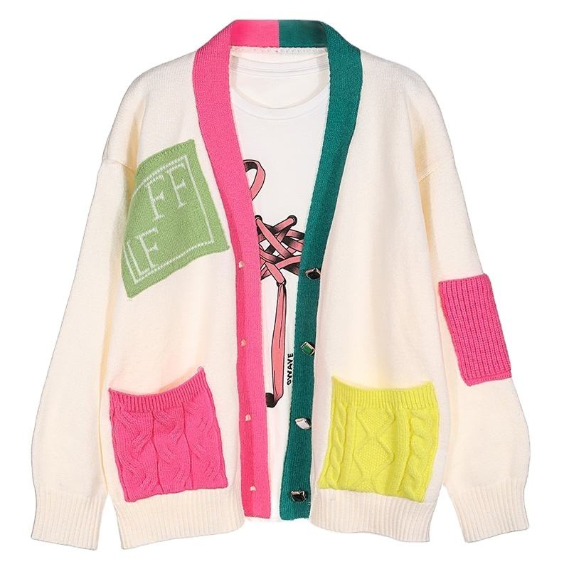 Custom OEM & ODM Women Sweater Long Sleeve Knit Jacquard Pattern Knitwear Women Clothes Knitted Cardigan Sweater Women – Womens Sweaters and Custom Sweater price|Accept Customized Size